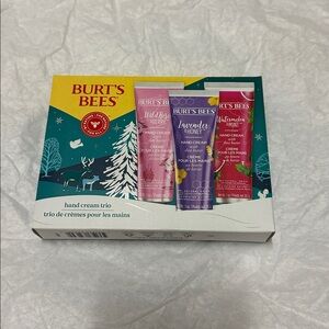 Burt's Bees Hand Cream Trio - Pink, Purple, Red